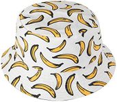 ZLYC Unisex Cute Print Bucket Hat Summer Fisherman Cap