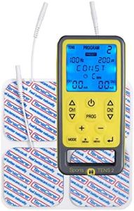 TensCare Sports TENS - 55 TENS, EMS and Massage Programmes. Perfect for Work Out Routines, Pain Relief, Muscle Tonning and Strengthening. Perfect for the Gym, On the Go and at Home