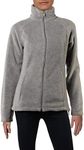 Columbia Women's Benton Springs Full Zip Outerwear, Light Grey Heather, S