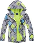 M2C Boys Hooded Softshell Pattern W