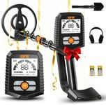 SUNPOW Metal Detector for Adults & Kids, Waterproof Metal Detector for Gold Detecting, Stable Anti-interference, Big LCD Display, 4 Modes, IP68 Search Coil -OTMD13