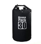 Delzon Waterproof Dry Bag with Phone Case, 2L/3L/5L/10L/15L/20L/30L, Floating and Lightweight Bags for Kayaking Rafting Boating River Trekking-Multi Color (30 Liter)