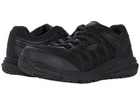 KEEN Utility Women's Vista Energy Low Height Sneakers Composite Toe Industrial Work Shoes, Black/Raven, 8.5 Wide