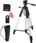 UltraPro 72" Inch Aluminum Camera Tripod + Wireless Remote Bundle for Canon Digital Cameras, Includes UltraPro Microfiber Cleaning Cloth