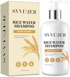 Svvimer Biotin Hair Growth Shampoo: Rice Water for Thickening and Anti-Hair Loss - Natural Rosemary Formula for All Hair Types, 10 Fl Oz