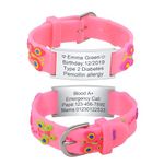 XUANPAI Personalized Safety Wristband Bracelet for Kids, Child ID Bracelet for Emergency Contact or Medical Information, Waterproof Cartoon Style Silicone Bracelet for Boys Girls Teenagers (Blue 5)