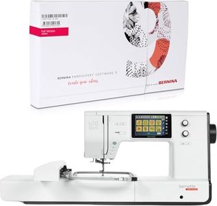 Bernette B70 Deco Embroidery Machine with Bernina Embroidery Software 9 Creator Full Version, 5" Touch Screen, 260x160mm Area, 208 Motifs, Multi-Function Knobs, Thread Sensors