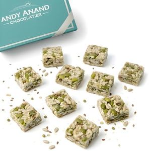 Andy Anand Sugar Free 5 Seed Crunch: Allergy Friendly Snack Packs - 14 Individually Wrapped, Gluten & Nut Free Trail Mix, Sunflower, Pumpkin, Flaxseed, Sesame seeds, Hemp Seeds, Grab & Goodness (7 Oz)