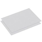 sourcing map 1060 Aluminum Sheet, 300mm x 200mm Rectangle Aluminum Plate 1mm Thick Flat Metal Stock with Protective Film, 2Pcs