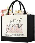 Canvas Tote Bag for Women, Cute Boo