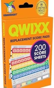 Gamewright Qwixx, Replacement Score Cards Action Game Multi-colored 1 Pack