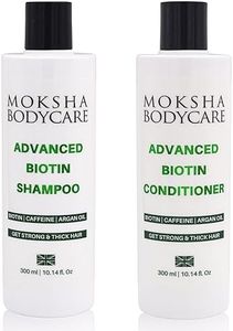 Hair Growth Shampoo and Conditioner Set for Women and Men - [Made In UK] Rosemary Shampoo | Biotin Shampoo with Rosemary Oil, Caffeine for Thinning Hair and Hair Loss | Hair Thickening Shampoo