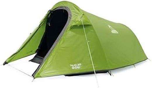 Vango Talas 300 Tunnel Tent [Amazon Exclusive] Easy To Pitch 3 Man Tent Waterproof for Adventure Camping, Treetops Green