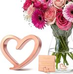 Fresh Cut Flower Food Alternative - Eco Friendly Copper Charm for Floral Arrangements, Keeps Water Clean and Clear, Reusable Vase Accessory for Fresh Cut Flower & Indoor Plant, Gift for Women (1 Pack)