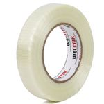 Welstik Fiberglass Filament Tape Transparent Bi-Directional Filament Strapping Tape 1inch x 60 yds,(6 Mil) (Pack of 1)