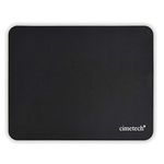 cimetech Comfortable Mouse Pad Superfine Fiber Desktop Mouse Pad Mouse Pad 23 x 18 cm Ultra Thin Improves Speed and Precision, Non-Slip Rubber Base, Textured Wear Resistant - Black