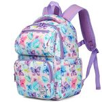 Toddler Backpack for Boys,Vaschy Kids Cute Kindergarten Daycare Children 7L Small Backpack Bookbag for School Travel Giltter Butterfly