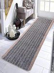 Saral Home Super Polyester Durable & Washable Multipurpose Runner for Home/Kitchen/Living Area/Lobby/Office Entrance with Anti Skid Backing (Beige, 65 Cm X 300 Cm)