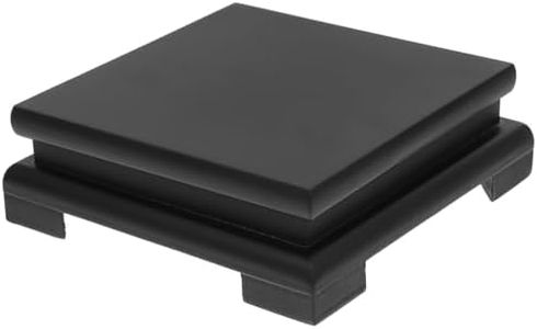 Base De Exhibición De Madera Pedestal De Madera Vintage Florero Elevador Base De Muebles Soporte De Tetera Cuadrado Pequeño Pecera Soporte De Bonsái para El Patio del