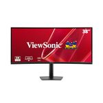 ViewSonic VA3820C UWQHD Curved Monitor 38 inch with USB-C Hub, 3840p x 1600p, 21:9, 2 x HDMI, DisplayPort, USB-C 96W Power Charger, IPS, 2300R, 4ms GTG, 75Hz, HDR 10, Low Blue Light. Flicker Free