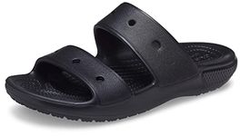 Crocs Unisex Classic Sandal, Black, 6 UK Men/ 7 UK Women