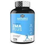 Naturyz Triple Strength ZMA Plus, 5-in-1 Muscle Strength & Nightime Recovery Support Supplement with 450 mg Magnesium Aspartate, Tribulus, Zinc, B6, Black Pepper for Men & Women - 50 Tablets