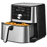 Instant Pot Air Fryer, Vortex 6 Litre, Touch Control Panel, 360° EvenCrisp™ Technology, Uses 95% less Oil, 6-in-1 Appliance: Air Fry, Roast, Grill, Bake, Reheat, and Dehydrate (Vortex 6 Litre)