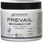 Prevail Pre Workout Powder with Nootropics: Pre Workout for Men and Women, Cutting Edge Energy and Focus Supplement with L Citrulline, Alpha GPC, L Tyrosine, Neurofactor | Rainbow Freeze, 40 SRV