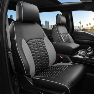 FEINEPRO Custom Seat Covers for Ford F150 CrewCab XL XLT 2021-2026