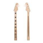 Bass guitar neck P/Jazz 22 fret 34 inch Maple neck and Fretboard black binding Block Inlay Bolt on for diy replacement