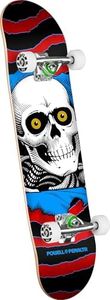 Powell Peralta Ripper Skateboard Complete Red Stain Blue