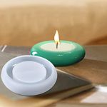 BRIGHTAIL INFRA 1 pcs of Round Tealight Candles Holders Resin Mold Flower Candlestick Epoxy Casting Silicone Molds Round Storage Box Mold for DIY Candlestick, Jewelry Box, Candy Tray