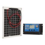 ELBME® Solar Panel Kit, 300W 12V 24V Waterproof High Efficiency Solar Panel Charger with 50A Solar Charge Controller & Cable for RV, Camper, Car, Marine, Boat, Off Grid System, Caravan_1