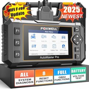 OBD2 Scanner FOXWELL NT624 Elite All System Car Scanner with 8 Resets ABS Bleeding Scan Tool/Oil Light/Battery Registration Automotive Code Reader for All Cars Upgrade of NT614 Elite Diagnostic Tool