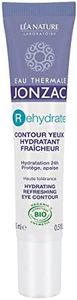 Eau Thermale Jonzac Rehydrate Organic Refreshing Eye Contour Cream - Soothing Hydration with Hyaluronic Acid For Dark Circles -For Sensitive Skin 0.5 Fl Oz