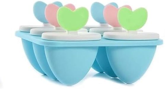 GRANTH ENTERPRISE Ice Pop Makers Popsicle Ice Cream Moulds Tray Kulfi Candy Ice Lolly Mold for Children (Heart Candy)