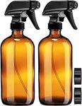 Empty Amber Glass Spray Bottles - 2