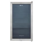 Cookology CBC98SS Under-Counter Fridge, 98 Litre Beer, Wine and Drinks Fridge with Adjustable Temperature Control, LED Light and Energy Efficient - in Stainless Steel