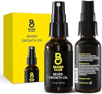 Beard Club Biotin Vitamin Spray for Facial Hair Growth - Natural Formula for Fuller, Thicker Beard, Easy-to-Use, Nourishing & Soothing for All Beard Types & Skin
