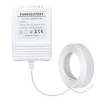 24V 500mA C Wire Adapter for Thermostat and Doorbell Transformer, Compatible with Ring Doorbell, N est, Ecobee, Sensi, Honeywell, Sensi Smart WiFi Thermostat,8M (315") Supply Cord