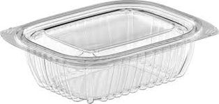 White Way Hinged Pet - Rectangular Containers with lid I Transparent Reusable Air Tight Box I Containers for Kitchen Storage Serving Food delivery Home, Outdoor, Travel ? Pack of 50 (250 ML, Paper)