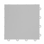 IncStores 3/8 Inch Thick Indoor Basketball Court Flooring | Build The Ultimate Space for Basketball, Tennis, and More with Moisture-Resistant Plastic Floor Tiles | Graphite, 104 Tiles