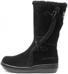 Rocket Dog Slope Womens Black Suede Calf Boot - Size 6 UK - Black