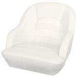 MSC Bucket Pontoon Boat Seat (White/White, Bucket Pontoon Boat Seat)