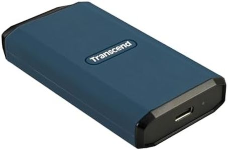 Transcend 1TB External, Portable, Military Drop Test Certified SSD, ESD410C, USB 20Gbps, Type C TS1TESD410C