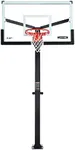 Lifetime 60" Mammoth Deluxe In-Ground Basketball Hoop, Mammoth Lift Adjustable Height, Tempered Glass Backboard Bolt Down System