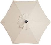 maxant Replacement Parasol Canopy, replacement parasol cover 2.7M/3M+6 Arms/8 Arms replacement parasol fabric cover for Garden Umbrella (Beige-3m+6 arms)