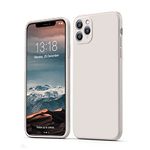 GOODVISH Ultra Slim Liquid Silicone Case Compatible with iPhone 11 Pro 5.8 inch | Upgraded Camera and Screen Protection | 360 ° Full Covered Shockproof Cover(Stone Grey)