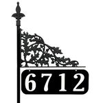 Oak 30 inch Reflective Address Sign - Double Sided - Easy to Read Day and Night 98% Positive Reviews on Amazon