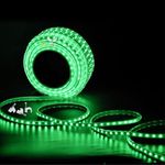 Errol Led Strip Lights | led Rope Light | Water Proof Strip Lights for Room | led Strip Light for Ceiling | Decorative | Home Decor Lights | Diwali Light (50 Meter, Green)